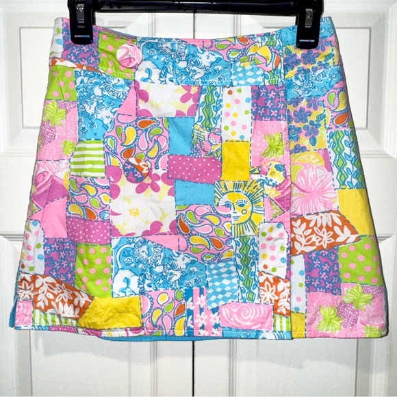 LILLY PULITZER GEORGIE SKIRT LOCO PATCH. Size 0. EUC - Picture 1 of 13